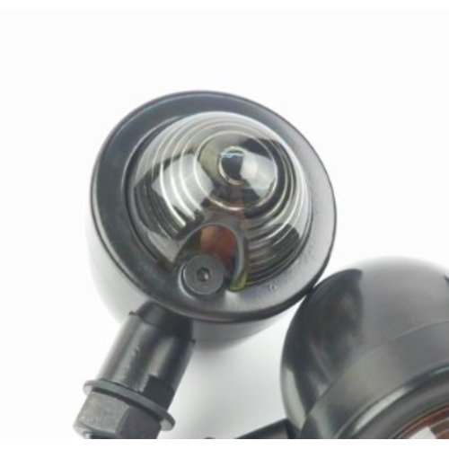 Set Oldskool Black & Smoke Bullet Knipperlichten