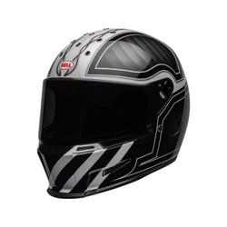 Bell Eliminator Helm Outlaw Gloss Schwarz / Weiß