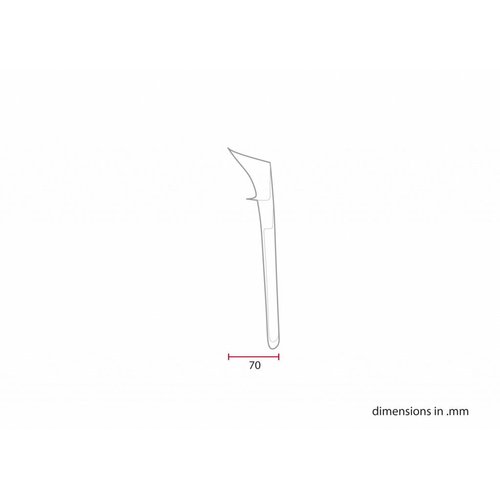 C.Racer Plaque d'immatriculation vintage en ABS