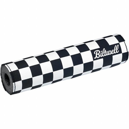 Biltwell Motorcross Lenker Pad Checkers / Script Schwarz