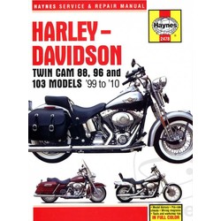 Repair Manual HARLEY DAVIDSON Twin Cam 88, 96-103 Models 99-10