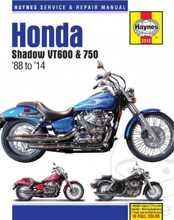 halfrond opschorten korting Werkplaatshandboek HONDA Shadow VT600 & 750 88-14 - CafeRacerWebshop.com