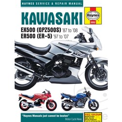 Manuel de réparation KAWASAKI EX500 GPZ500S 87-08 ER500 Er-5 97-07