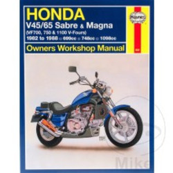 Werkplaatshandboek HONDA V45/65 Sabre Magna 1982 - 1988 699cc 748cc 1098cc