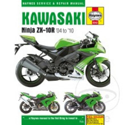 Haynes Repair Manual KAWASAKI NINJA ZX-10R (04-10)