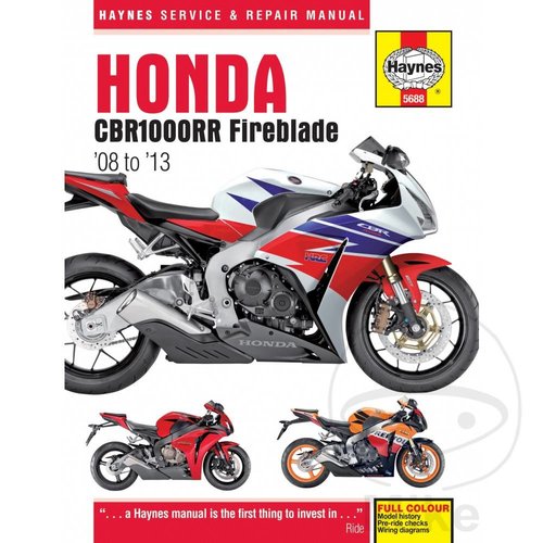 Haynes Manuel de réparation HONDA CBR1000RR FIREBLADE (08 -13)