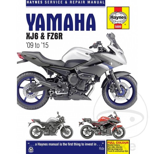 Haynes Manuel de réparation YAMAHA XJ6 & FZ6R (09-15)