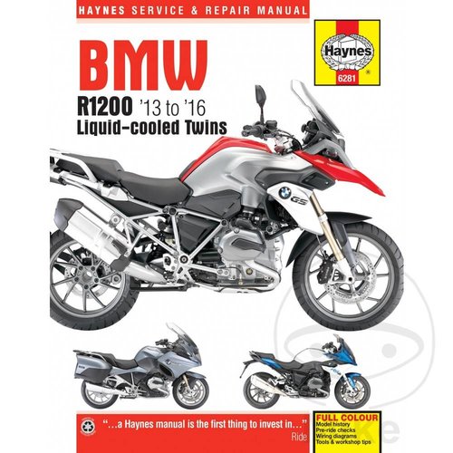 Haynes Werkplaatshandboek BMW R1200 DOHC TWINS (13-16)