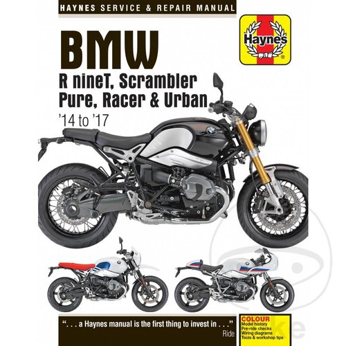 Haynes Manuel de réparation BMW R nineT, SCRAMBLER, RACER 2014-2017