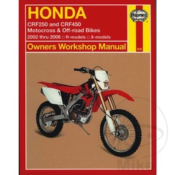 Werkplaatshandboek HONDA CRF250 & CRF450 02-06