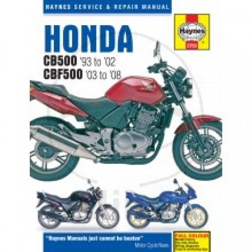 Haynes Repair Manual HONDA CB500 93-08