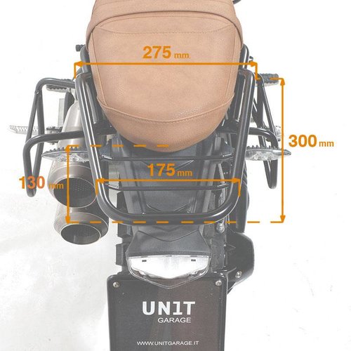 UNIT Garage REAR LUGGAGE RACK WITH PASSENGER GRIP