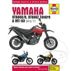 Manuel de réparation YAMAHA XT660 & MT-03 (04-11)