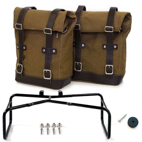 UNIT Garage TWO SIDE PANNIERS CANVAS + DOUBLE SUBFRAME NINET