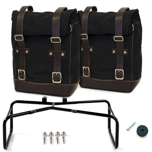 UNIT Garage TWO SIDE PANNIERS CANVAS + DOUBLE SUBFRAME NINET