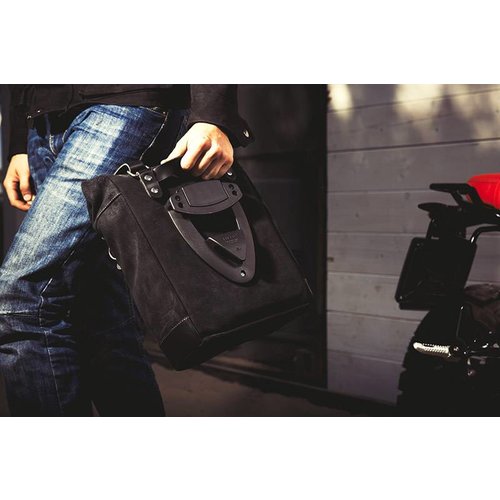 UNIT Garage TWO WAXED SUEDE SIDE PANNIERS + DOUBLE SUBFRAME R NINET