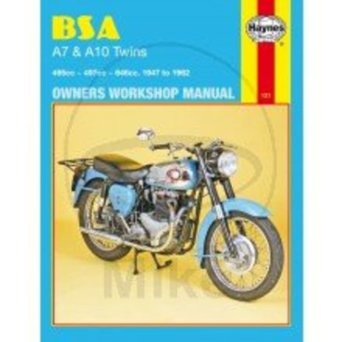 Haynes Werkplaatshandboek BSA A7 & A10 TWINS