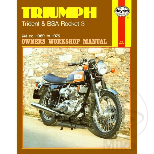 Haynes Repair Manual TRIUMPH TRIDENT & BSA ROCKET 3 1969 - 1975