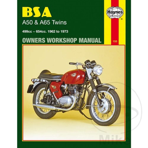 Haynes Repair Manual BSA A50 & A65 TWINS 1962 - 1973