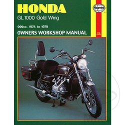 Werkplaatshandboek HONDA GL1000 GOLD WING (75 - 79)