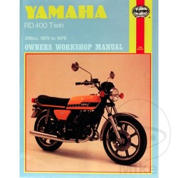 Werkplaatshandboek YAMAHA RD400 TWIN 1975 - 1979