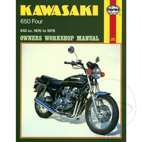 Haynes Werkplaatshandboek KAWASAKI 650 FOUR 1976 - 1978