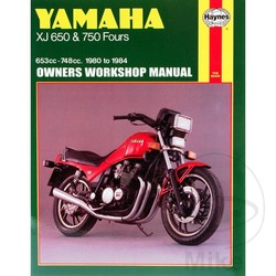 Manuel de réparation YAMAHA XJ650 & 750 FOURS 1980 - 1984