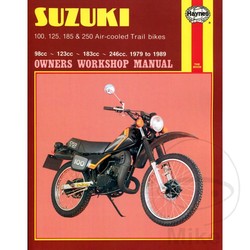 Manual de reparación SUZUKI 100, 125, 185 y 250 BICICLETAS DE TRAIL REFRIGERADAS POR AIRE 19