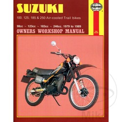 Manuale di riparazione SUZUKI 100, 125, 185 & 250 BICI DA PISTA RAFFREDDATE AD ARIA 19