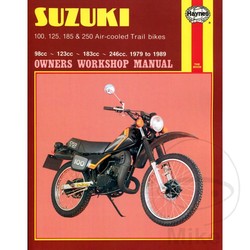Repair Manual SUZUKI 100, 125, 185 & 250 AIR-COOLED TRAIL BIKES 19