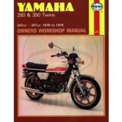 Werkplaatshandboek YAMAHA 250 & 350 TWINS 1970 - 1979