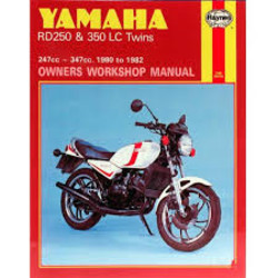 Repair Manual YAMAHA RD250 & 350LC TWINS 1980 - 1982