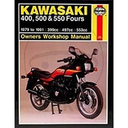 Werkplaatshandboek KAWASAKI 400 500 550 FOURS 1979-1991