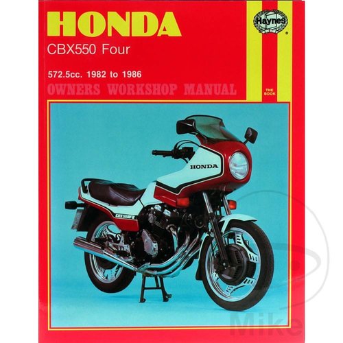 Haynes Manuel de réparation HONDA CBX550 FOUR 1982 - 1986