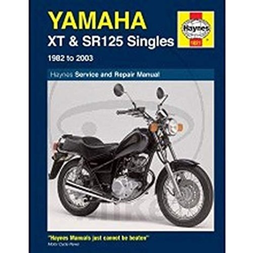 Haynes Manuel de réparation YAMAHA XT & SR125 1982 - 2003