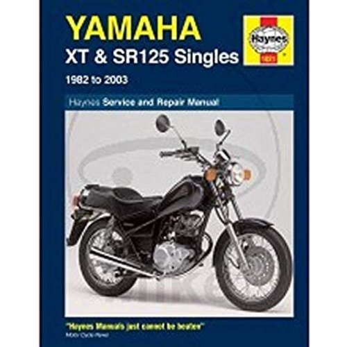 Haynes Repair Manual YAMAHA XT & SR125 1982 - 2003