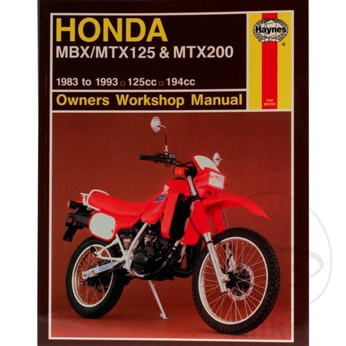 Haynes Manuel de réparation HONDA MBX/MTX125 & MTX200 1983 - 1993