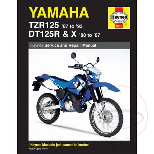Haynes Repair Manual YAMAHA TZR125 (87-93) & DT125R/X