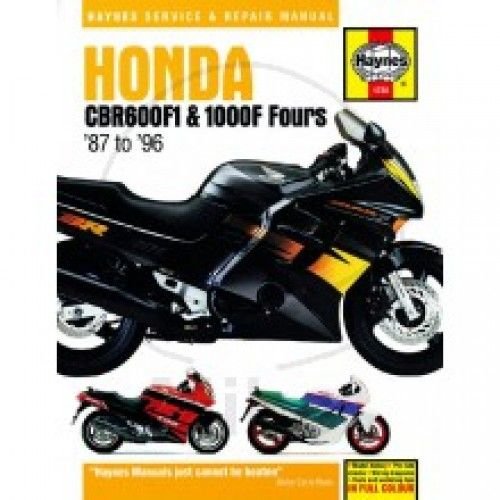 Haynes Werkplaatshandboek HONDA CBR600F1 AND 1000F FOURS 1987 - 1996