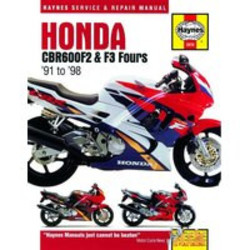 Werkplaatshandboek HONDA CBR600F2 & F3 FOURS 1991 - 1998