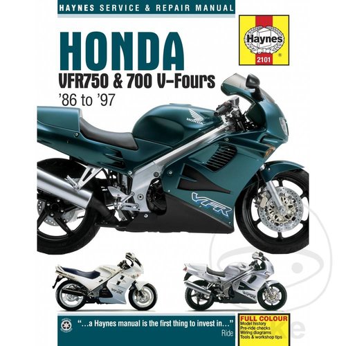 Haynes Manuel de réparation HONDA VFR750 & 700 V-FOURS (86 - 97)