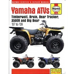 Repair Manual YAMAHA ATVS 1987 - 2009