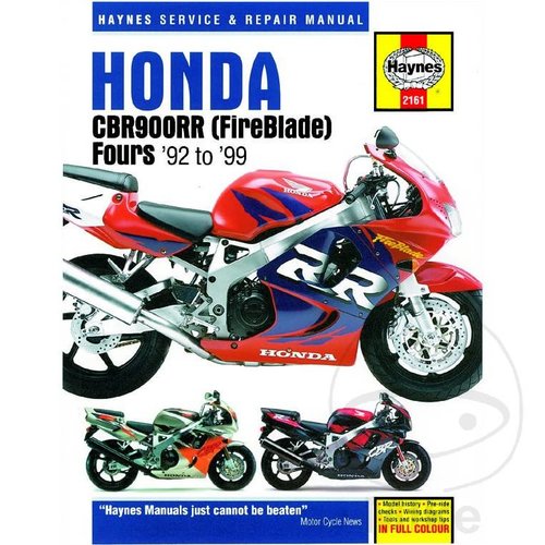 Haynes Manuel de réparation HONDA CBR900 92-99