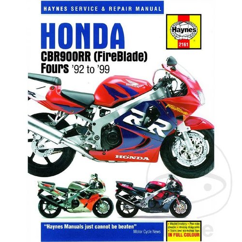 Haynes Werkplaatshandboek HONDA CBR900 92-99
