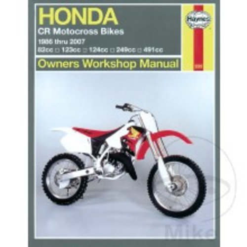 Haynes Werkplaatshandboek HONDA CR MOTOCROSS BIKES (86-07)