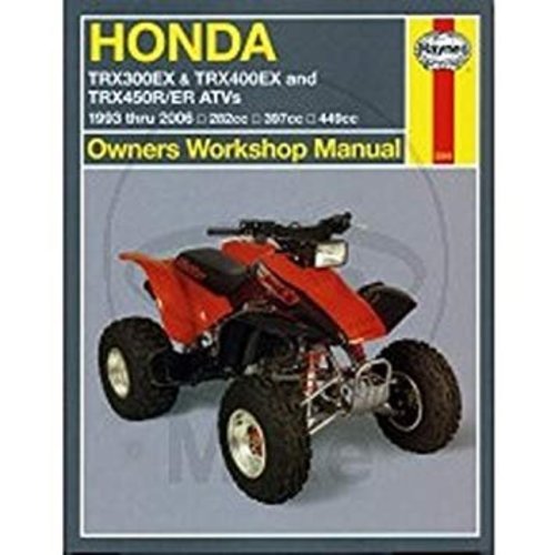 Haynes Repair Manual HONDA TRX300EX, TRX400EX & TRX450R/ER ATVS 1993