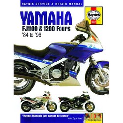 Manuel de réparation YAMAHA FJ1100 & 1200 FOURS 1984 -1996