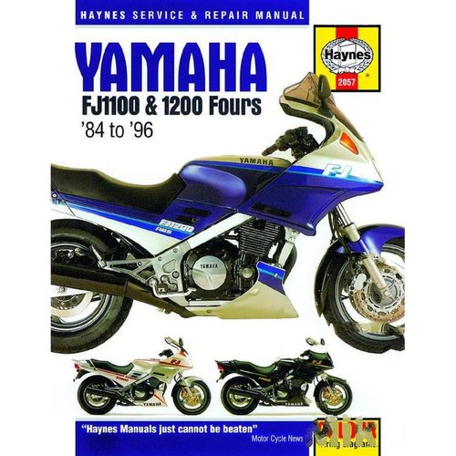 Haynes Manuel de réparation YAMAHA FJ1100 & 1200 FOURS 1984 -1996