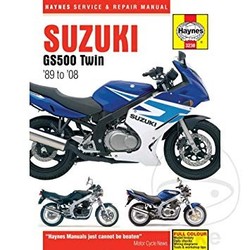 Werkplaatshandboek SUZUKI GS500 TWIN 1989 - 2008