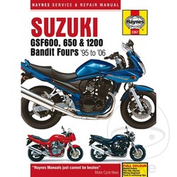 Manuel de réparation SUZUKI GSF600 650 1200 BANDIT 95-06